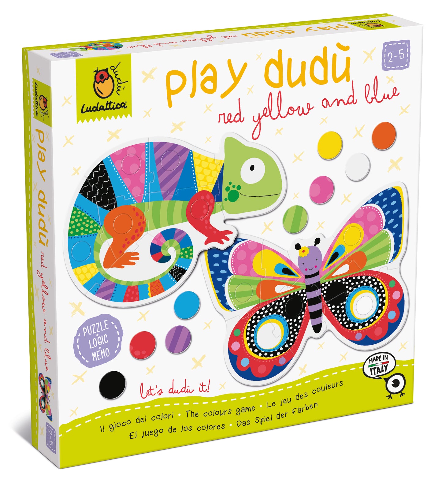 LUDATTICA PLAY DUDÚ RED YELLOW AND BLUE