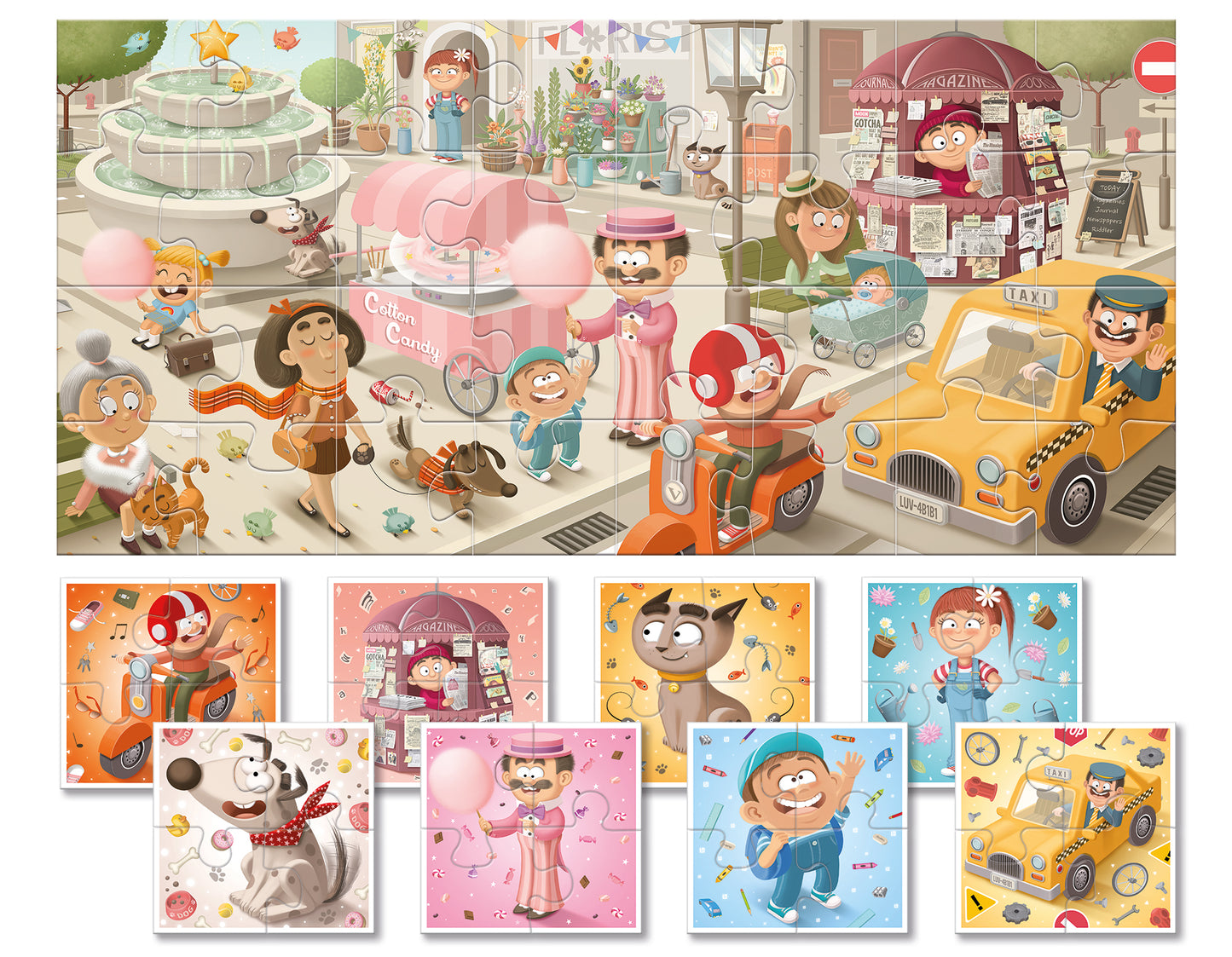 LUDDATTICA BABY PUZZLE LA CIUDAD