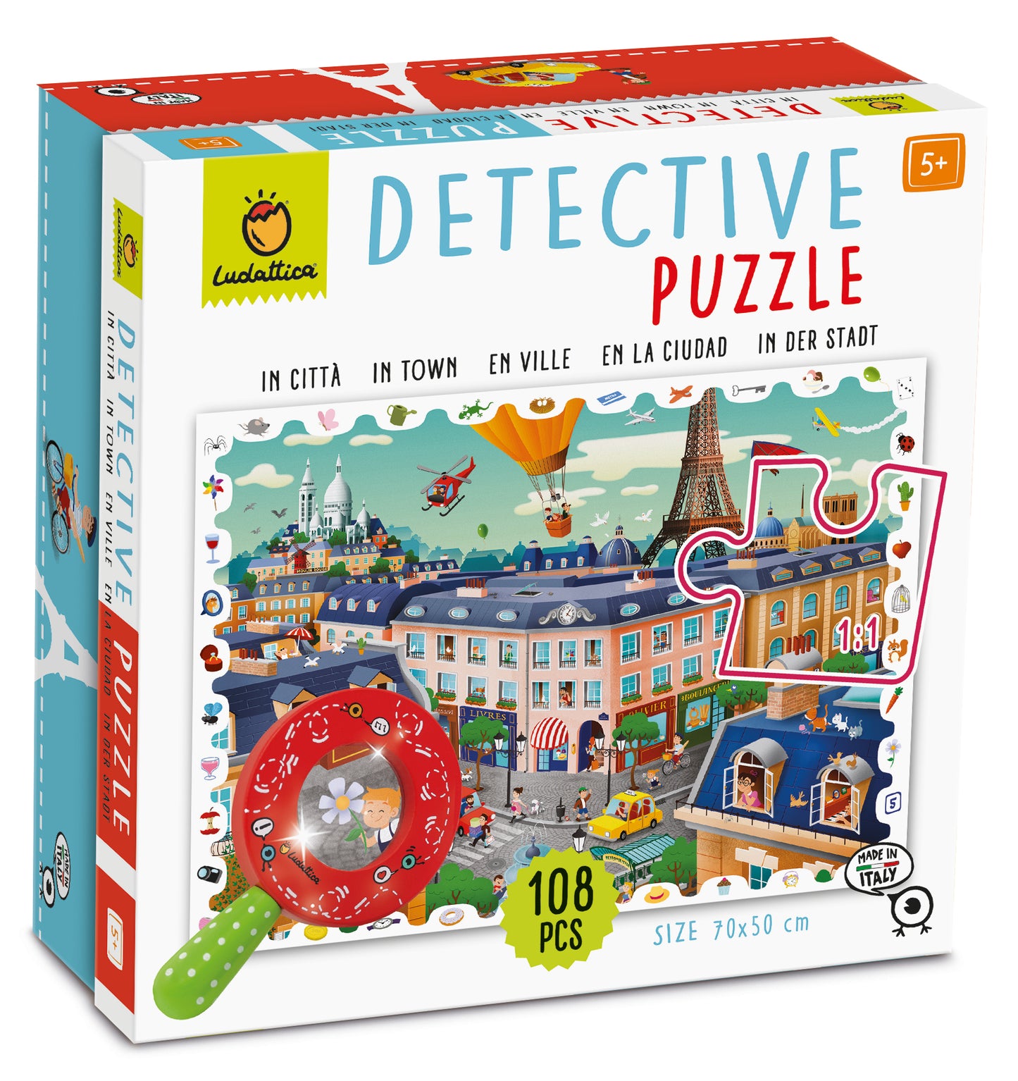 LUDATTICA DETECTIVE PUZZLE EN LA CIUDAD