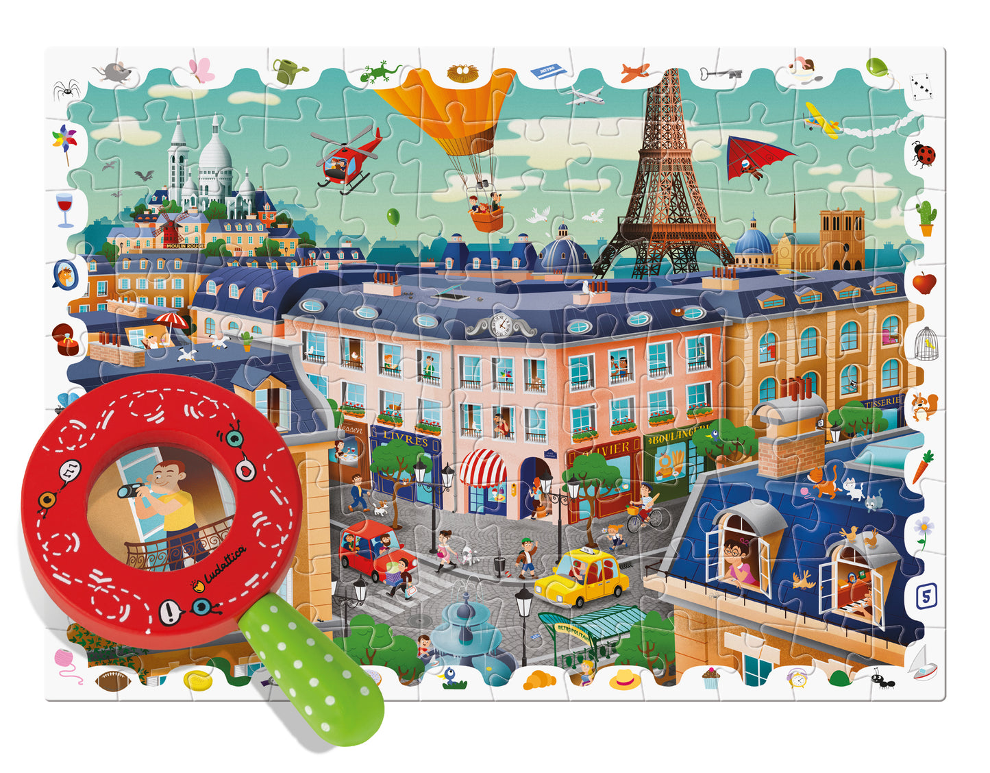 LUDATTICA DETECTIVE PUZZLE EN LA CIUDAD