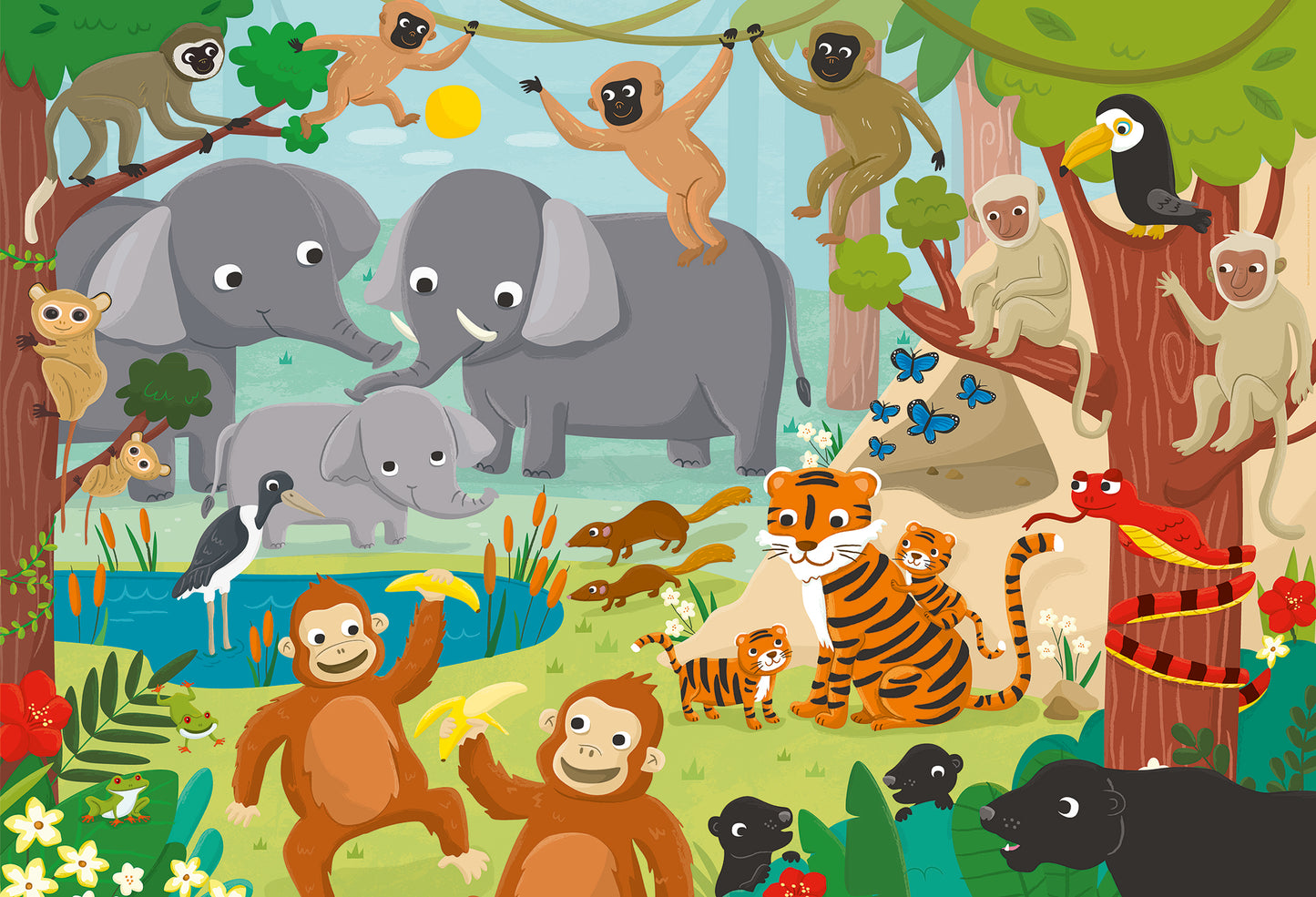 LUDATTICA GIANT PUZZLE LA JUNGLA