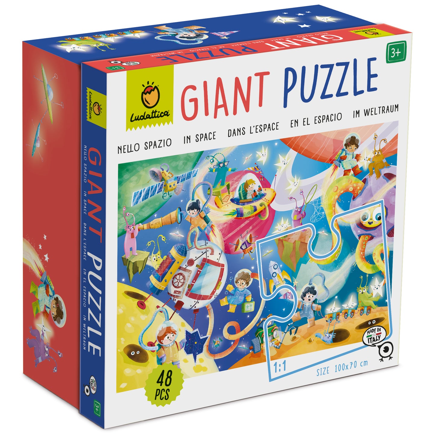 LUDATTICA GIANT PUZZLE EN EL ESPACIO