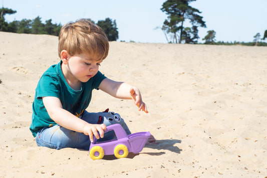 BIBIO BULBI CAMIÓN CON PALA MORADO