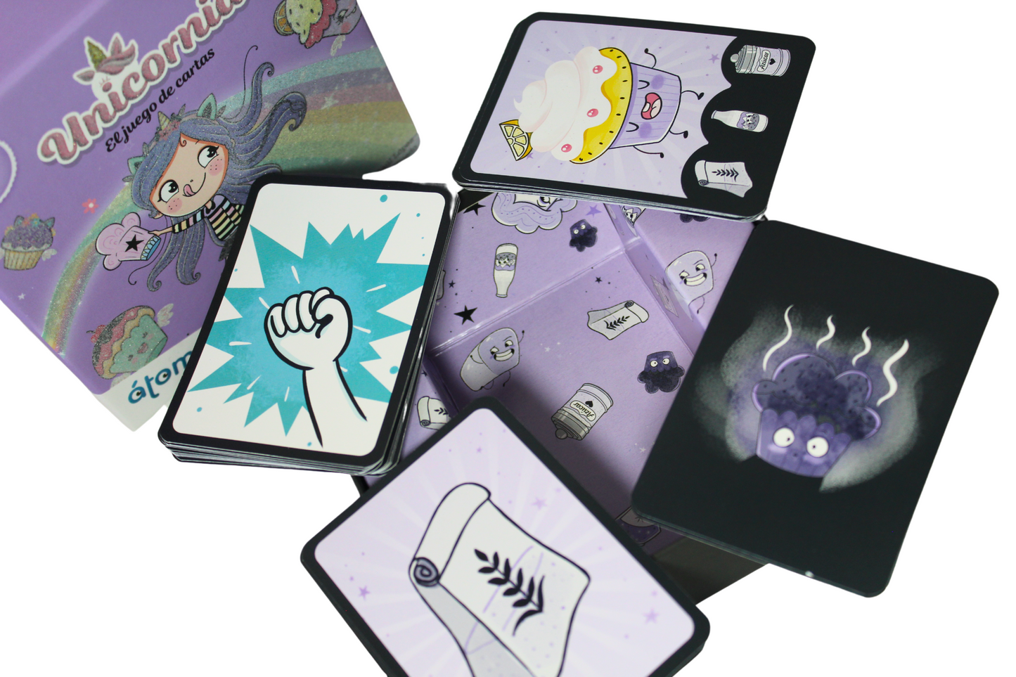 ÁTOMO UNICORNIA EL JUEGO DE CARTAS