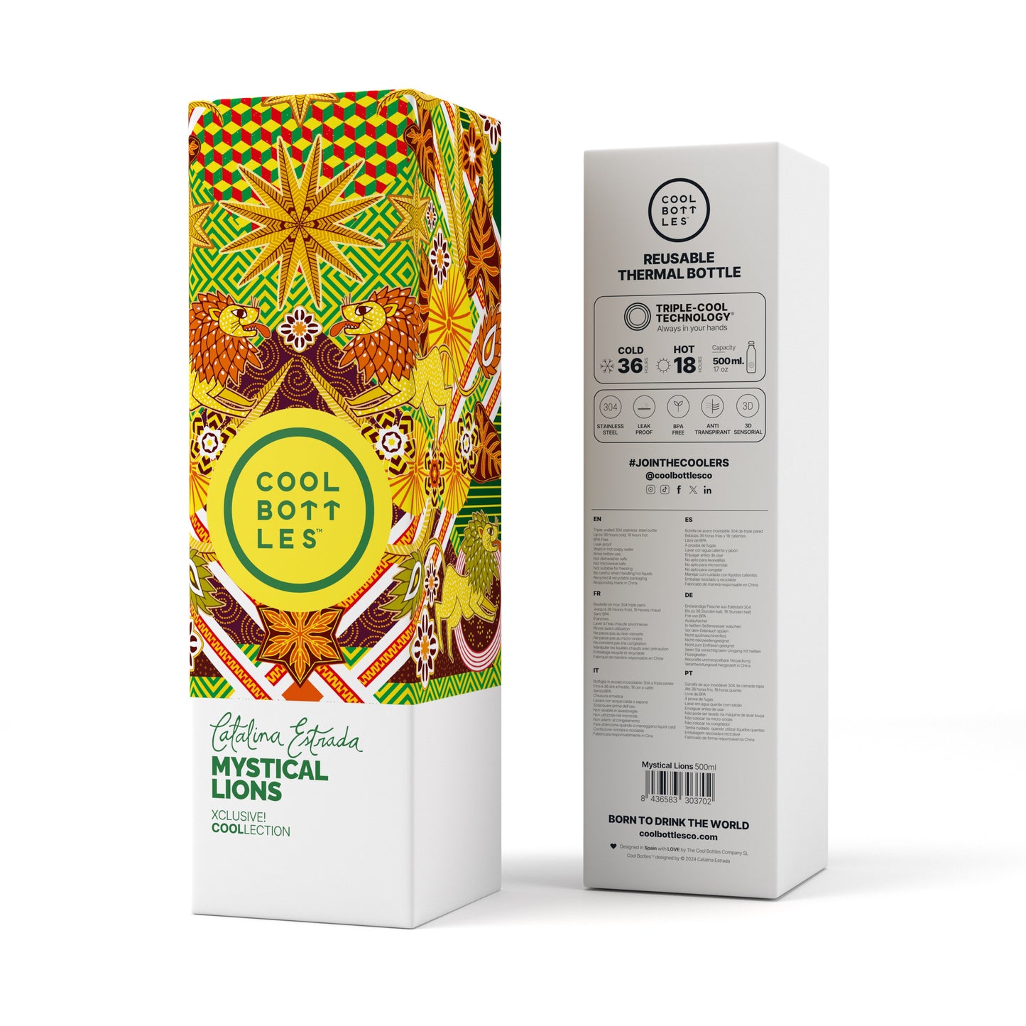 COOL BOTTLES MYSTICAL LIONS