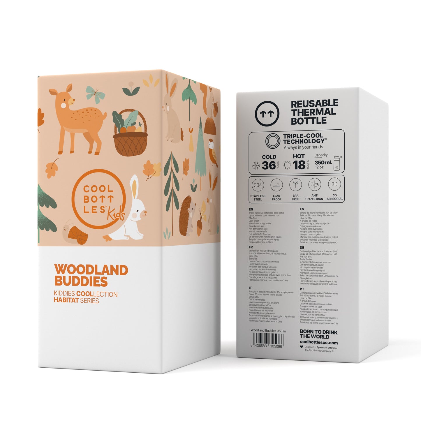 COOL BOTTLES WOODLAND BUDDIES