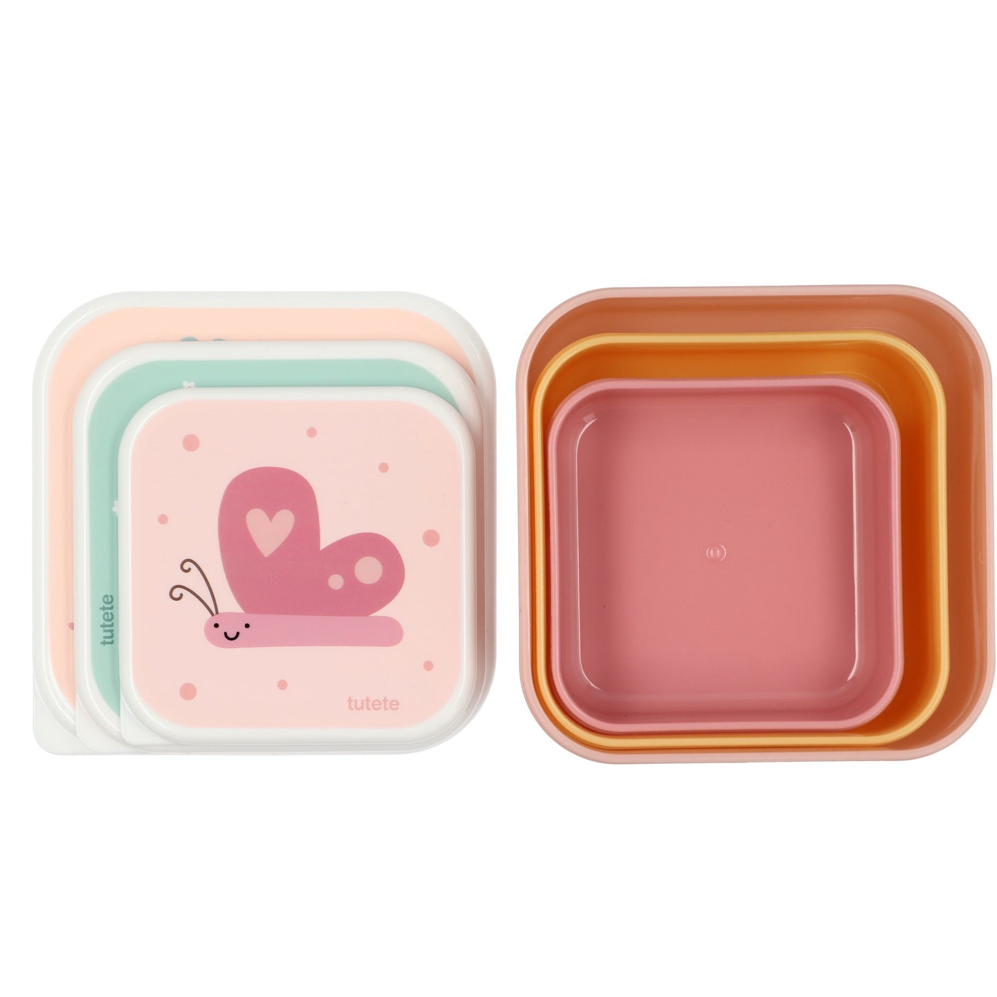 TUTETE 3 CAJAS ALMUERZO BUGS