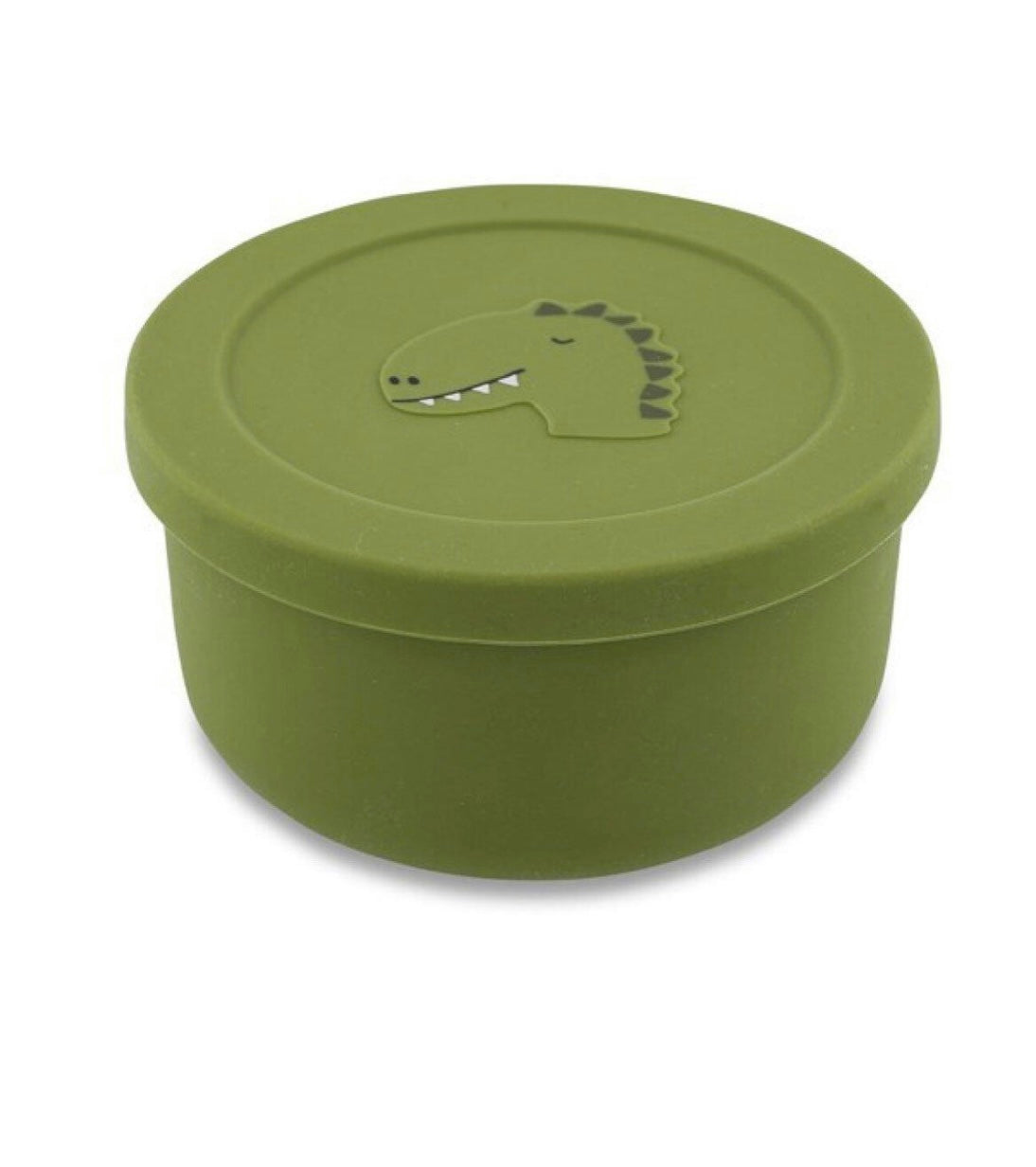 TRIXIE BOTE DE SILICONA PARA SNACKS CON TAPA DINO