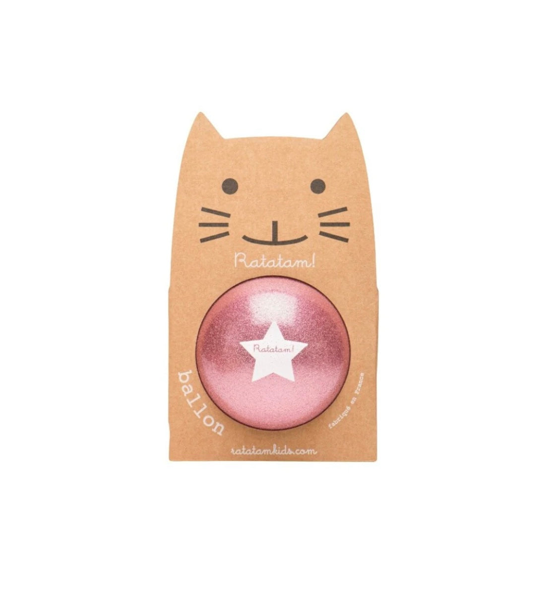 RATATAM PELOTA GATO ROSA