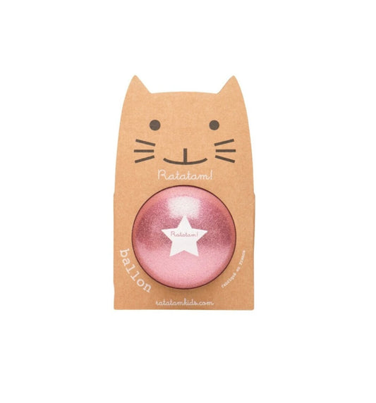 RATATAM PELOTA GATO ROSA