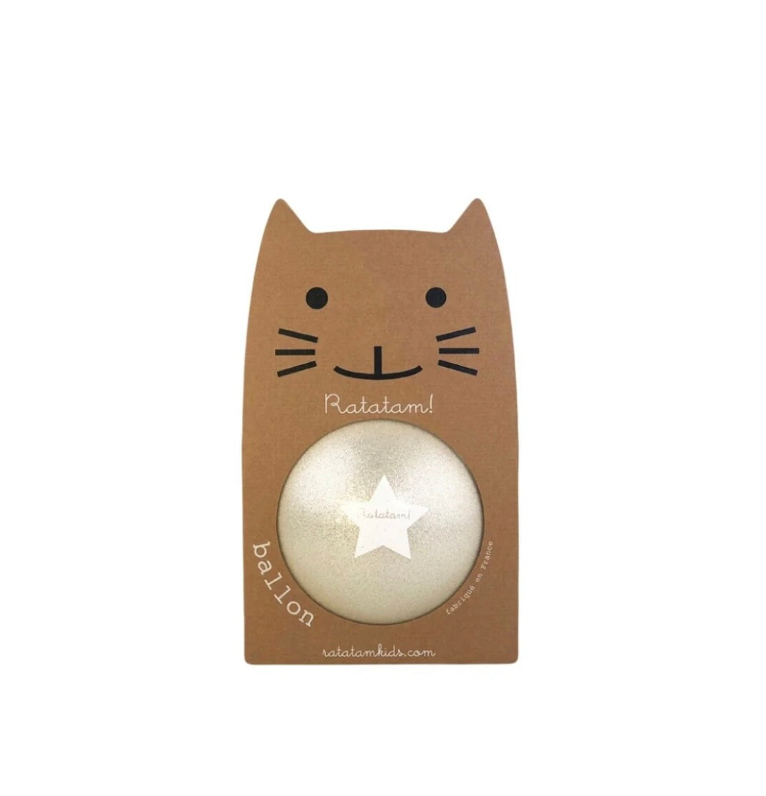 RATATAM PELOTA GATO PLATA