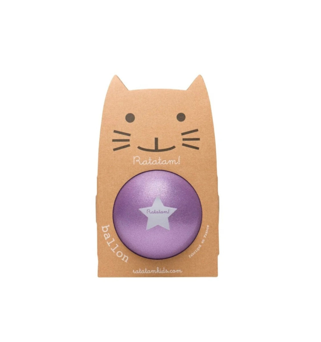 RATATAM PELOTA GATO MORADA