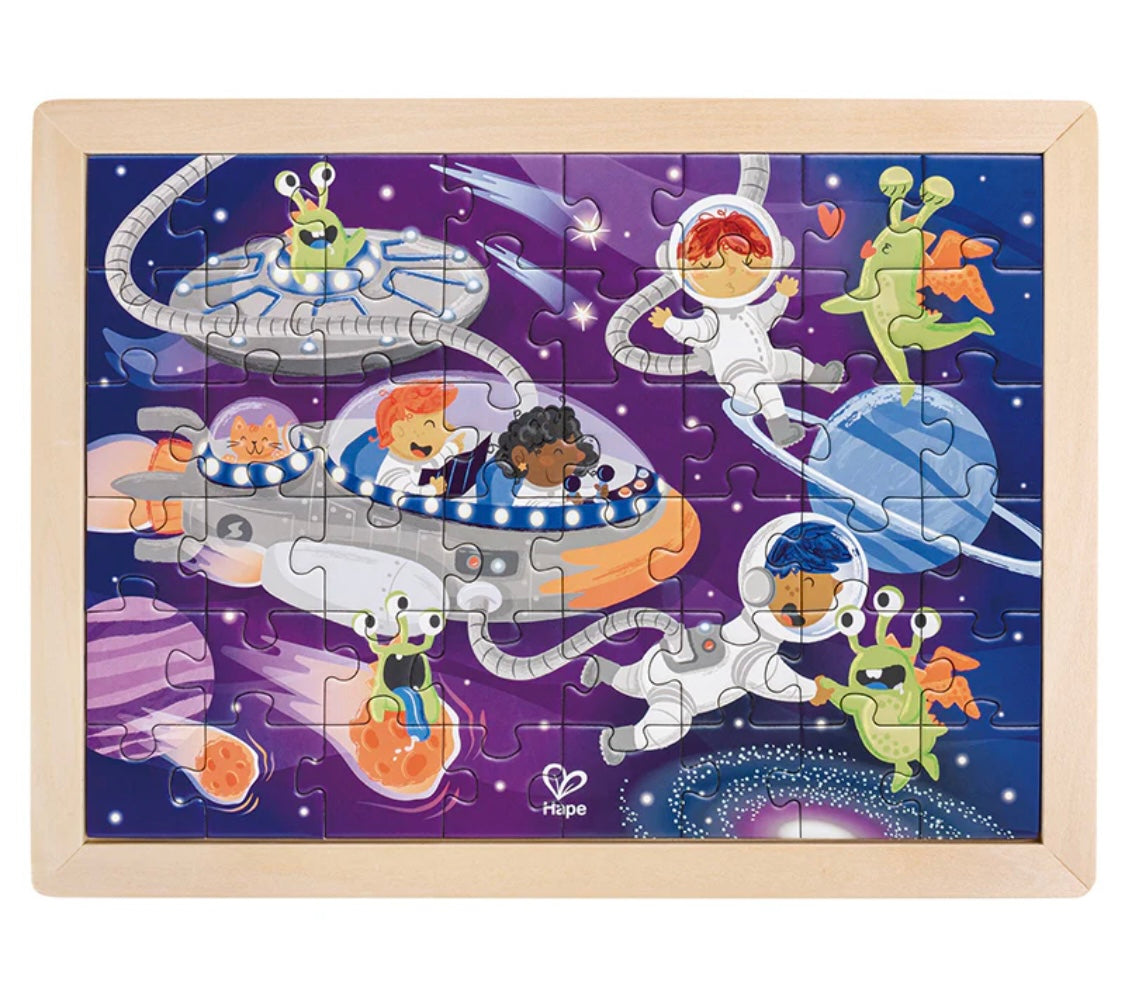 HAPE PUZZLE AMIGOS DEL ESPACIO