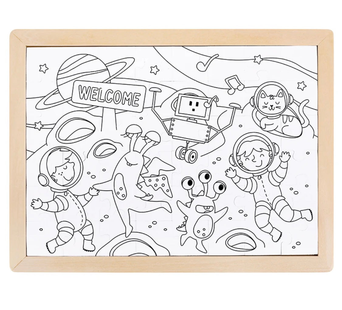 HAPE PUZZLE AMIGOS DEL ESPACIO