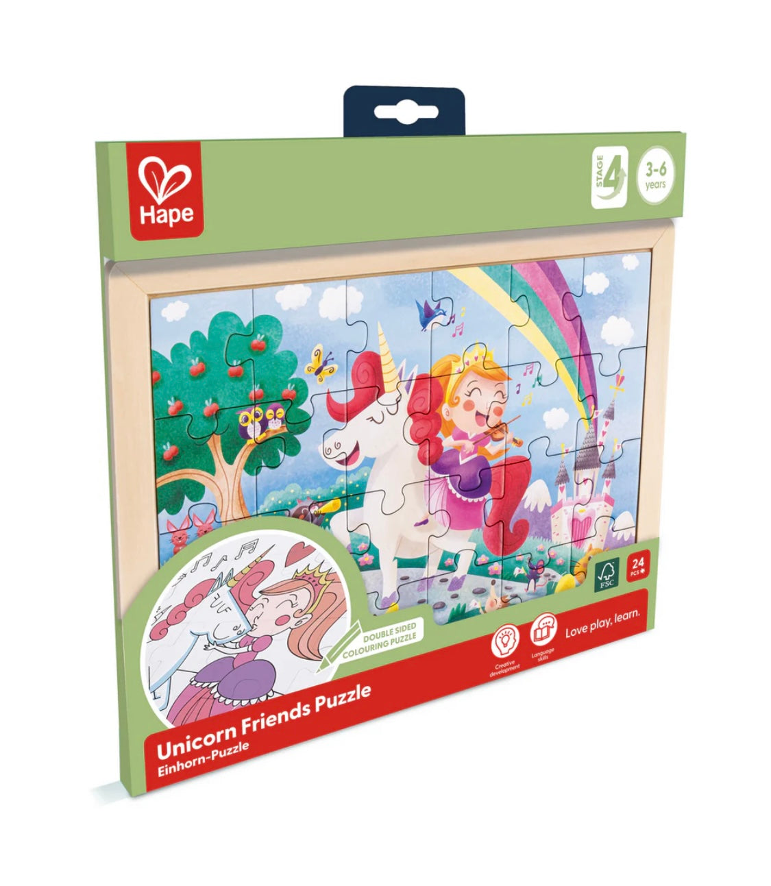 HAPE PUZZLE AMIGOS DEL UNICORNIO