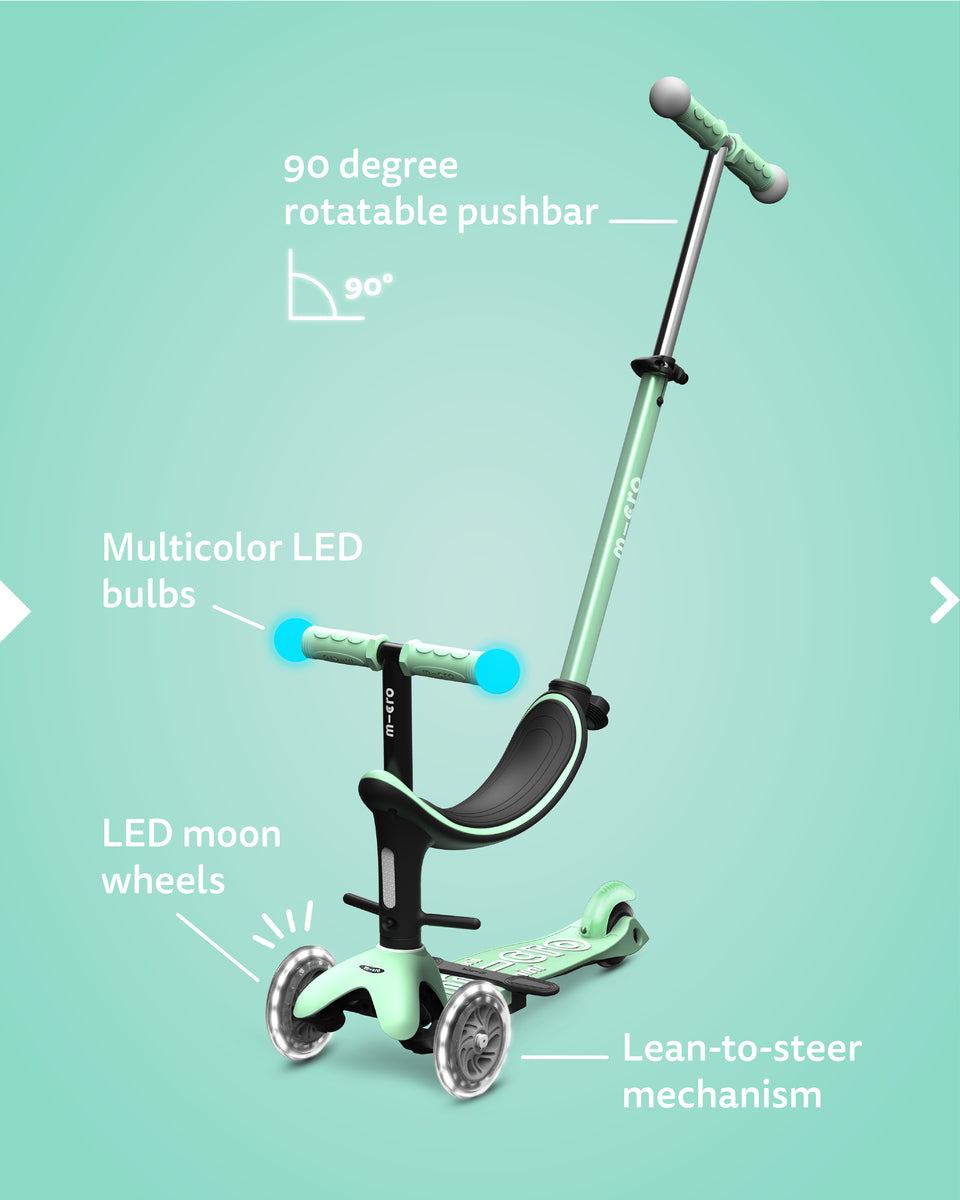 MICRO PATINETE MINI2GROW DELUXE MAGIC LED