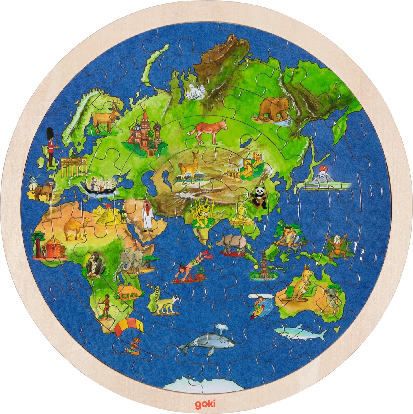 GOKI PUZZLE BOLA DEL MUNDO