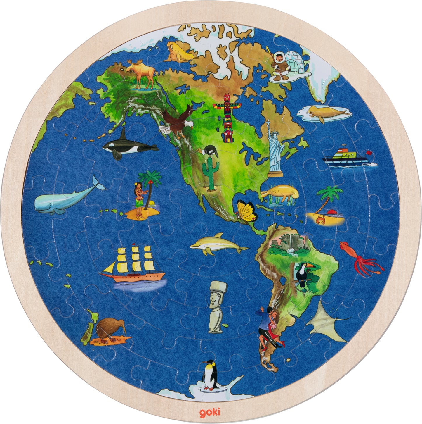 GOKI PUZZLE BOLA DEL MUNDO