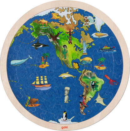 GOKI PUZZLE BOLA DEL MUNDO