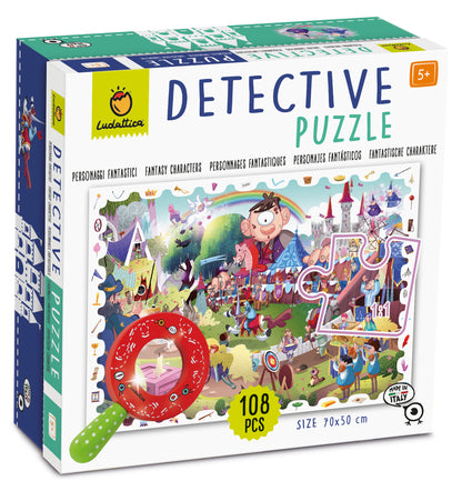 LUDATTICA DETECTIVE PUZZLE PERSONAJES FANTASTICOS