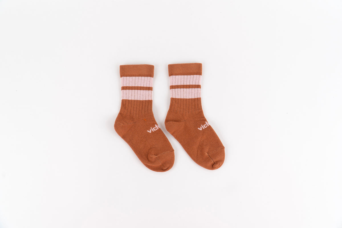 Victoria Calcetín Infantil Canalé Camel