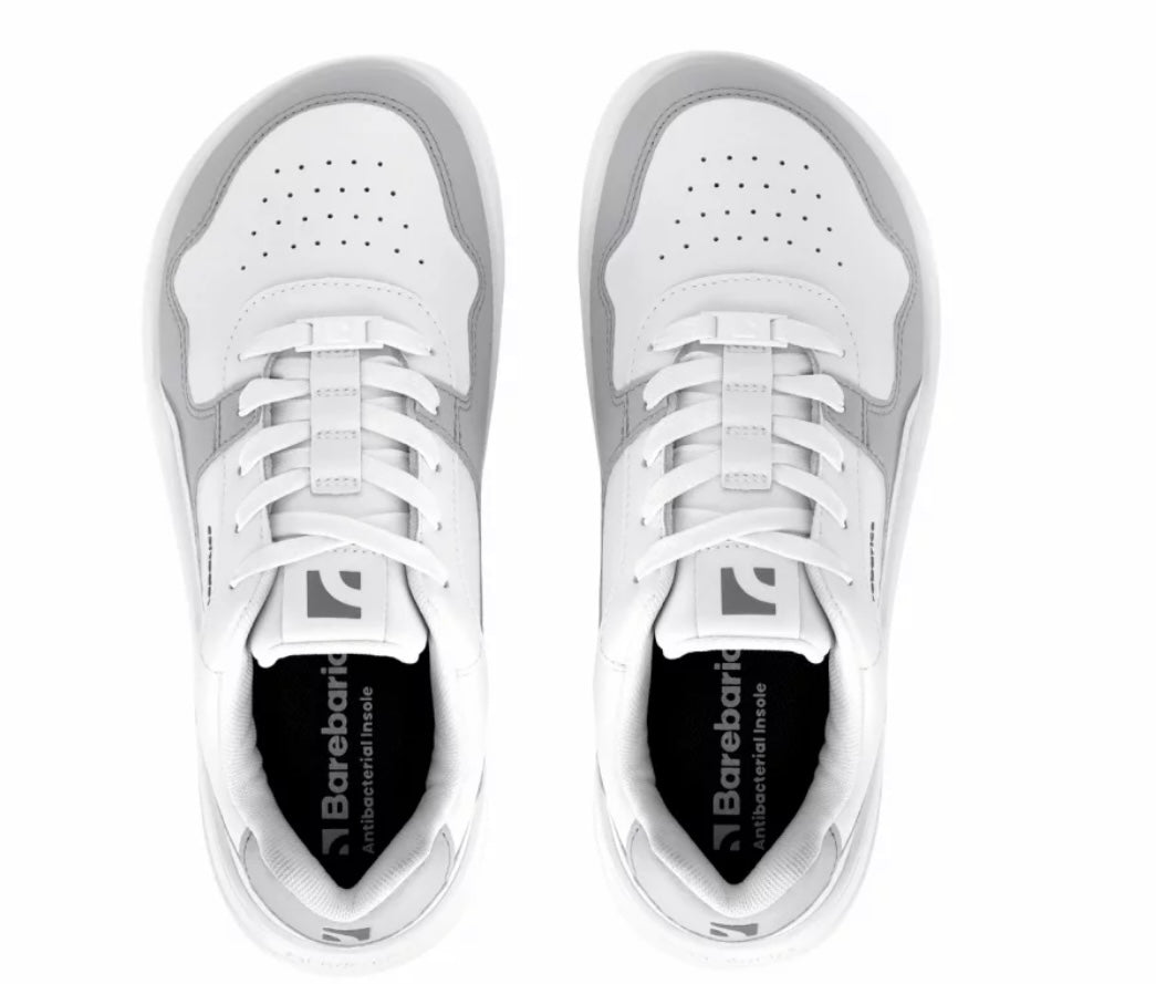 Barebarics Zing White & Light Grey