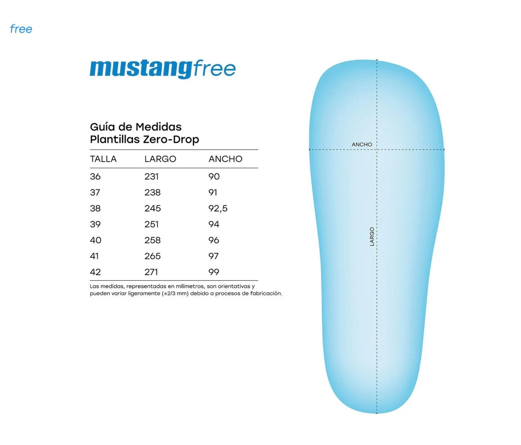 Mustang Free Zueco negro