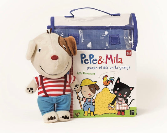 SM PEPE & MILA PASAN EL DÍA EN LA GRANJA + PELUCHE